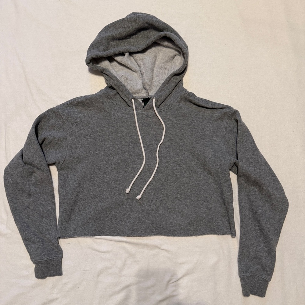 Wild Fable Gray Cropped Hoodie‎ Small